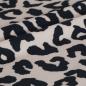 Preview: Sport Yoga Jersey Kunstfaser Leo beige schwarz